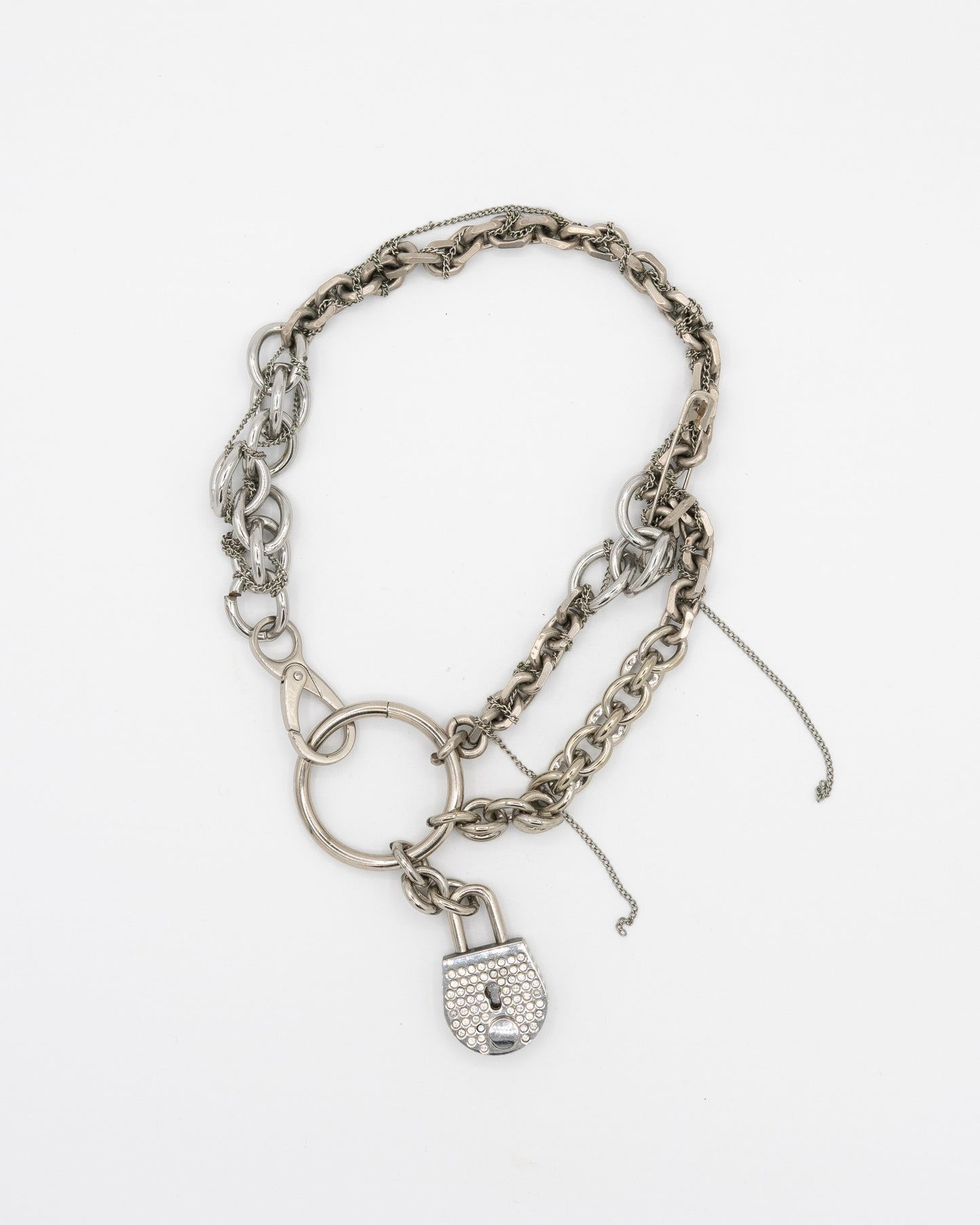 Silver Lock Chain