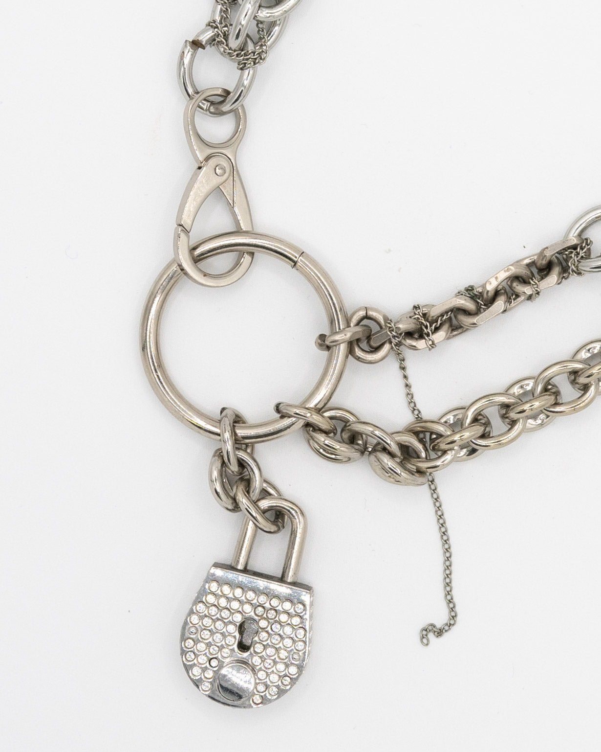 Silver Lock Chain