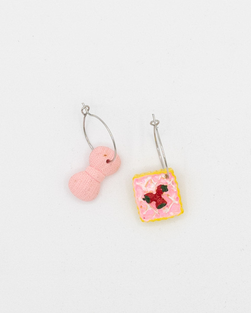 Strawberry Shortcake Mismatch Earrings