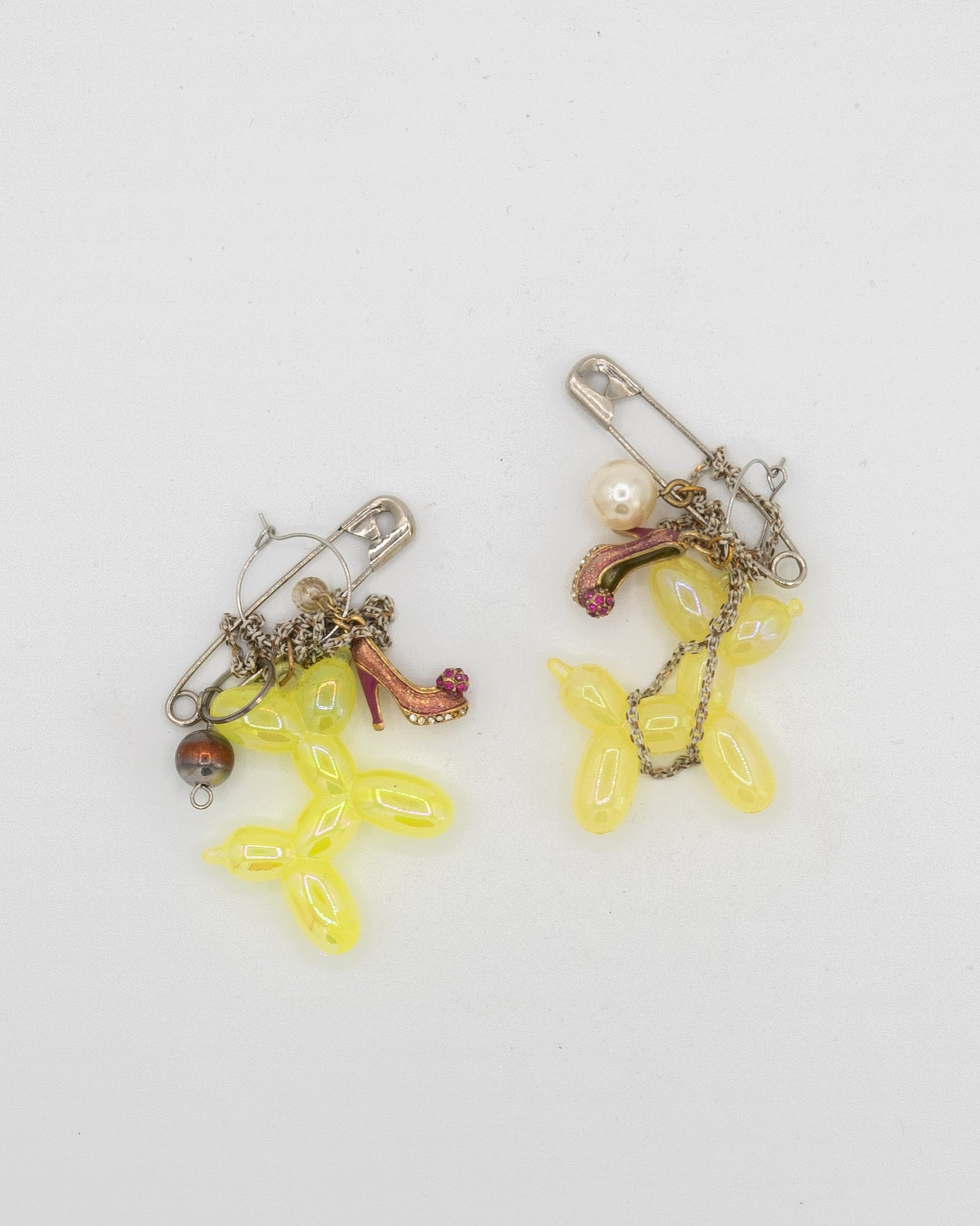 Yellow Balloon Earrings