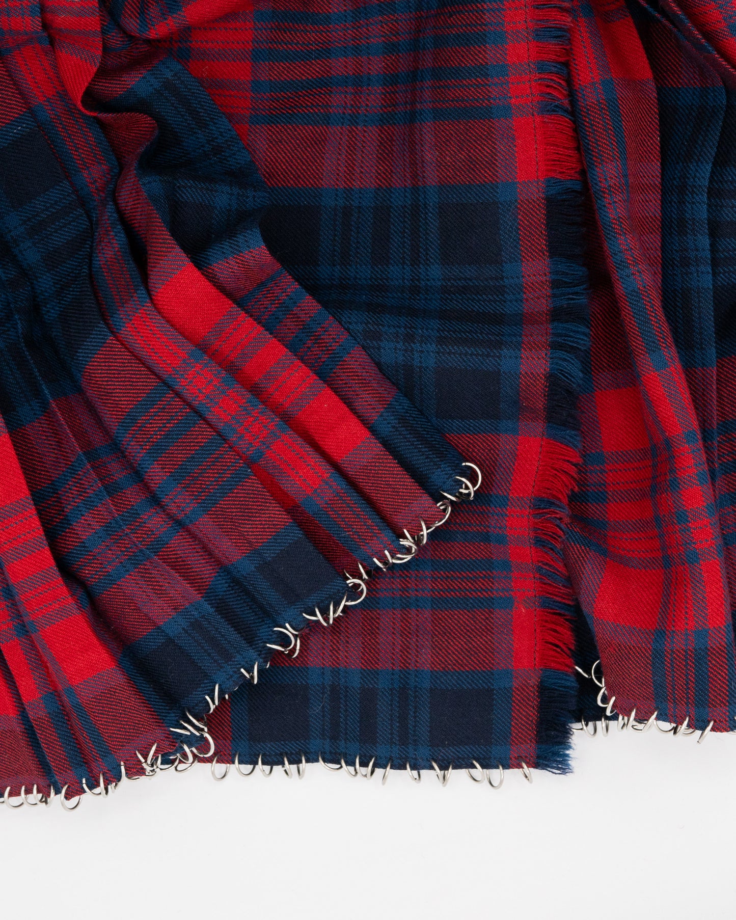 Jump Ring Plaid Skirt