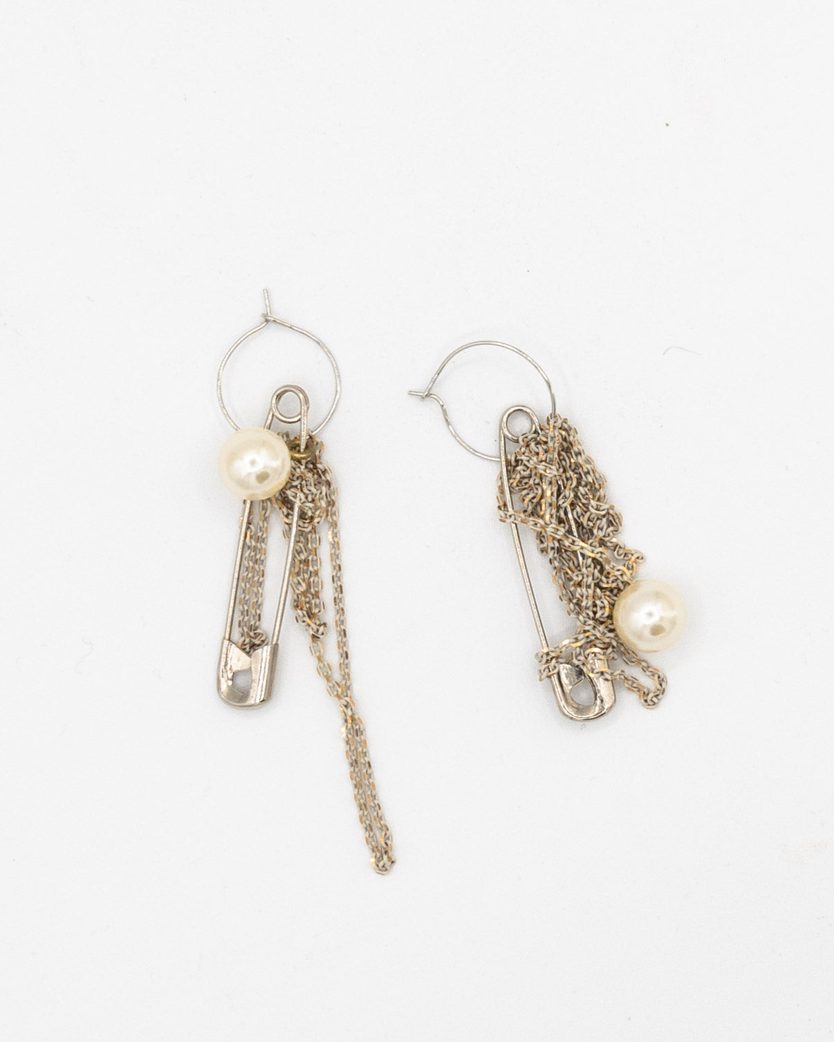 Mouth of Pearl Chain Earrings